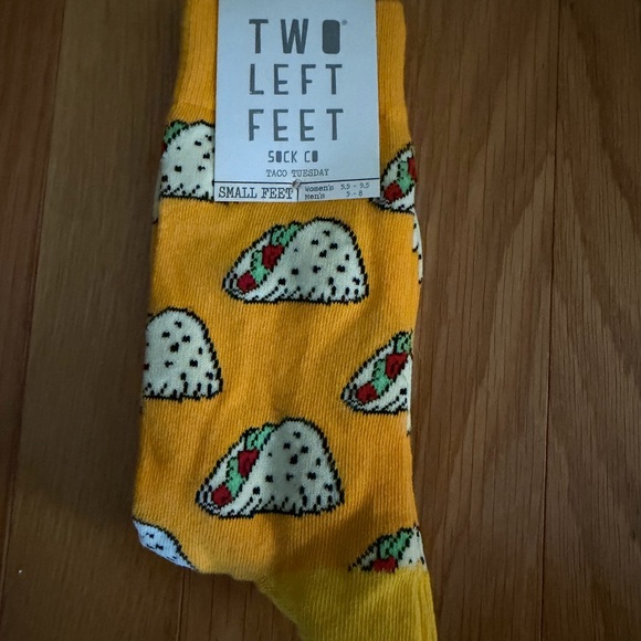 Two Left Feet Sock Co. Accessories - Taco Tuesday Yellow Socks
